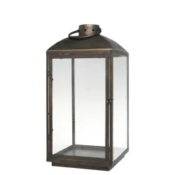 Chic Antique Laterne Antik Messing in 2 Größen