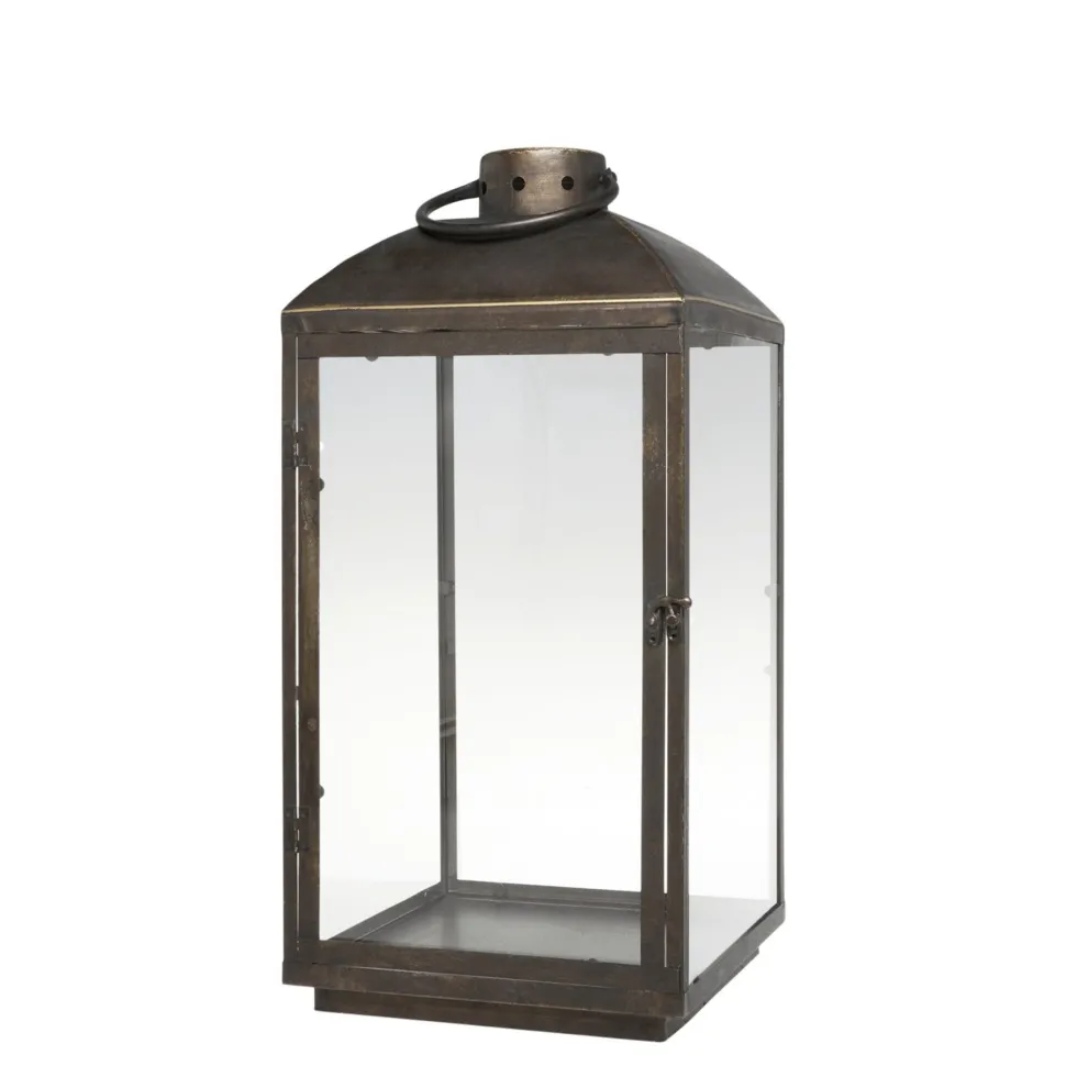 Chic Antique Laterne Antik Messing in 2 Größen