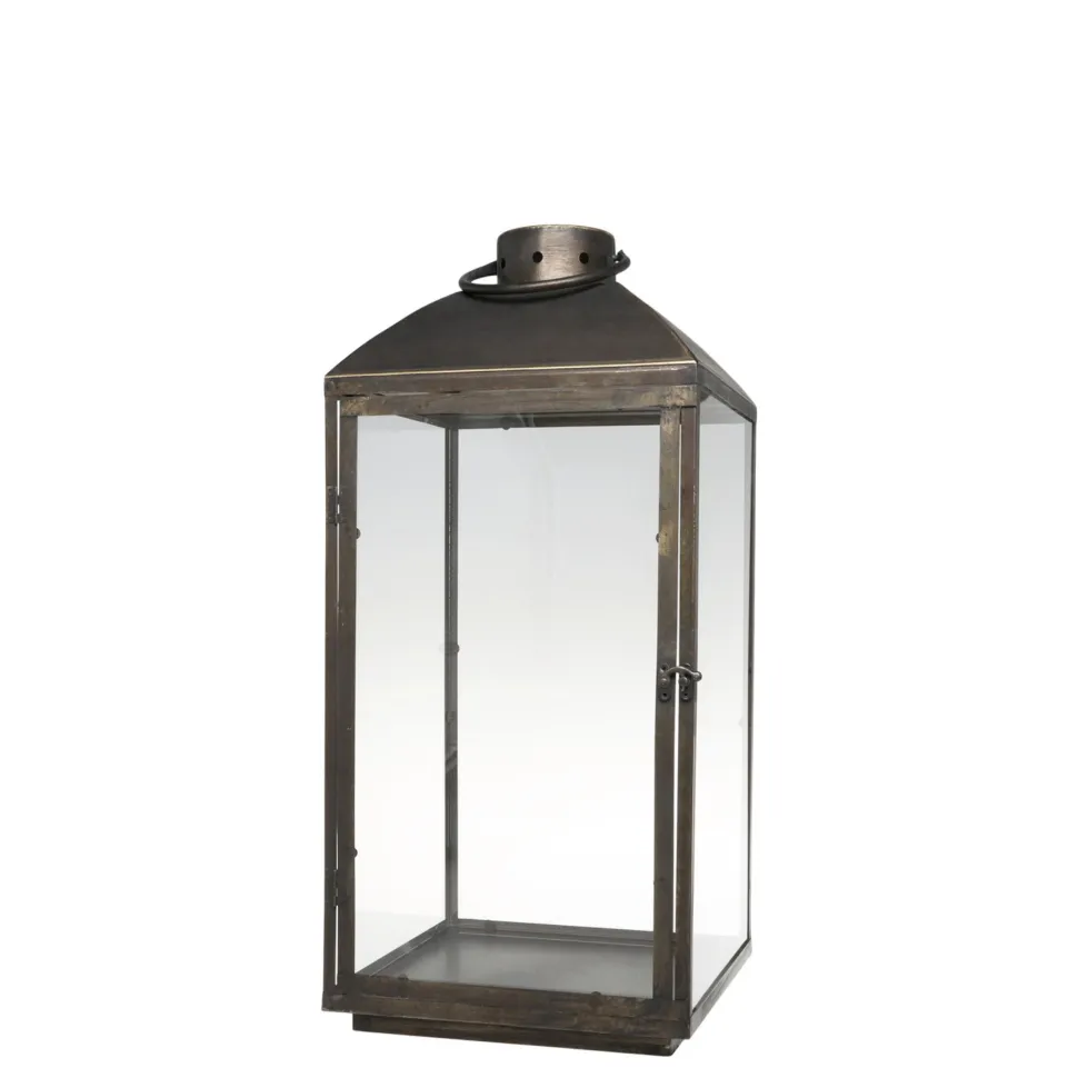 Chic Antique Laterne Antik Messing in 2 Größen