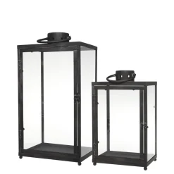 Chic Antique Laterne 2er Set aus Metall