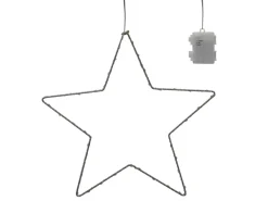 Chic Antique LED Weihnachtsstern drinnen & draußen