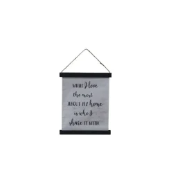 Chic Antique Leinwand Love mit Text zum Aufhängen