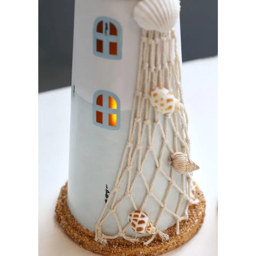 Chic Antique Leuchtturm mit LED