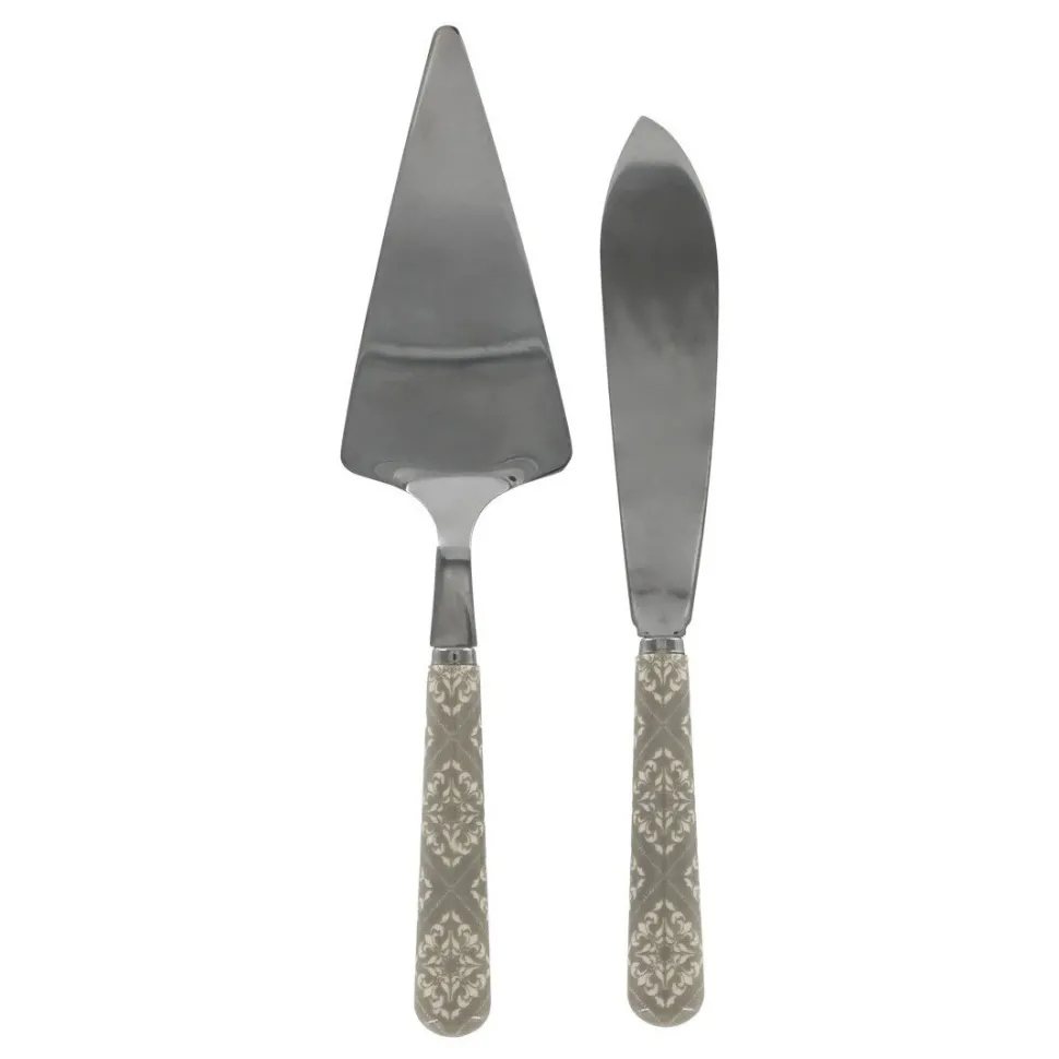 Chic Antique Linas Tortenheber und Kuchenmesser mit Muster im Set