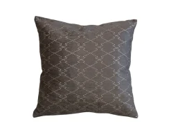 Chic Antique Moulin Kissen mit Gold Muster, mokka