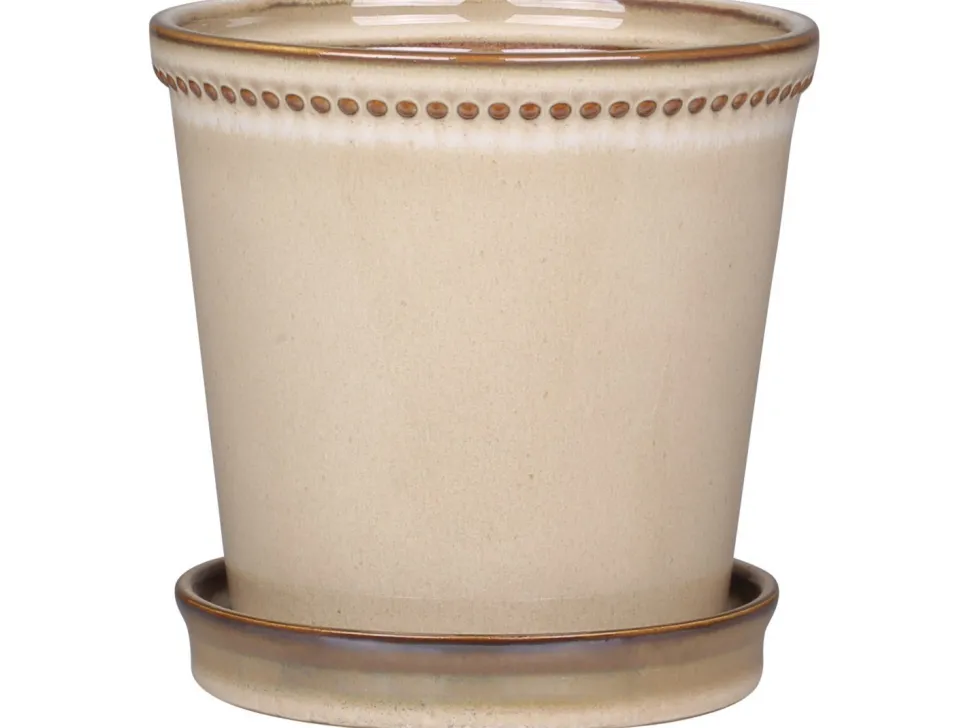 Chic Antique Nimes Übertopf mit Unterschale