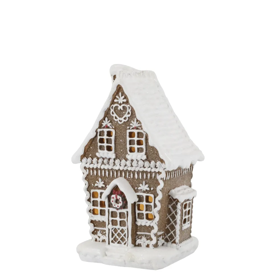 Chic Antique Noël Lebkuchenhaus mit LED