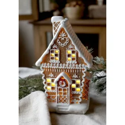 Chic Antique Noël Lebkuchenhaus mit LED