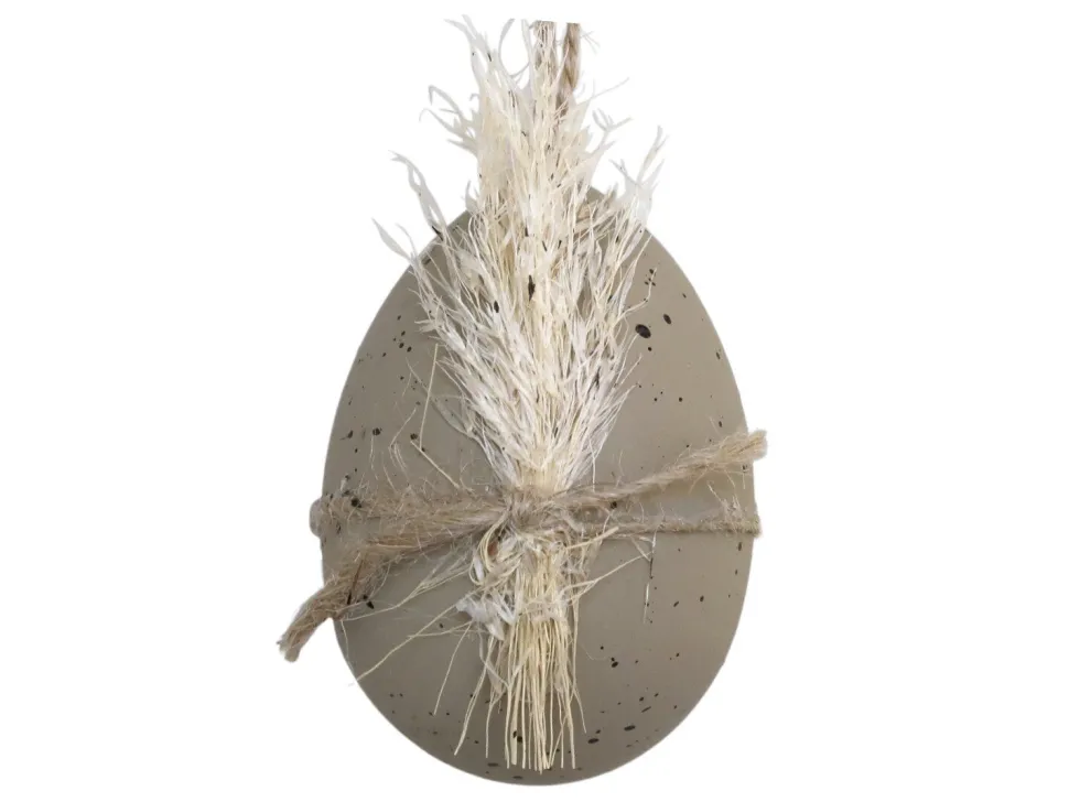 Chic Antique Osterei mit getrockneten Blumen