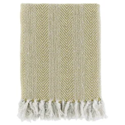 Chic Antique Plaid Decke Aix aus recycelter Baumwolle