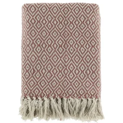 Chic Antique Plaid Decke Aix aus recycelter Baumwolle