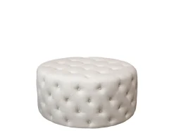 Chic Antique Pouf Malo aus Leinen