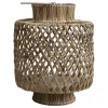 Chic Antique Rattan Laterne geflochten