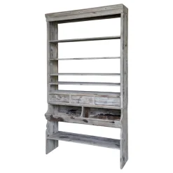 Chic Antique Regal mit Ablageböden und Schubladen