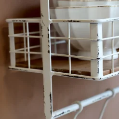 Chic Antique Regalbrett mit Haken