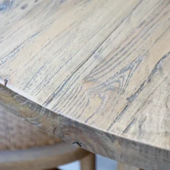 Chic Antique Runder Esstisch aus Recyclingholz