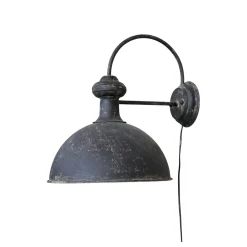 Chic Antique Rustikale Wandlampe antik schwarz
