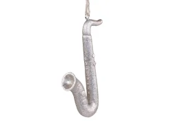 Chic Antique Saxophon Anhänger mit Glitzer
