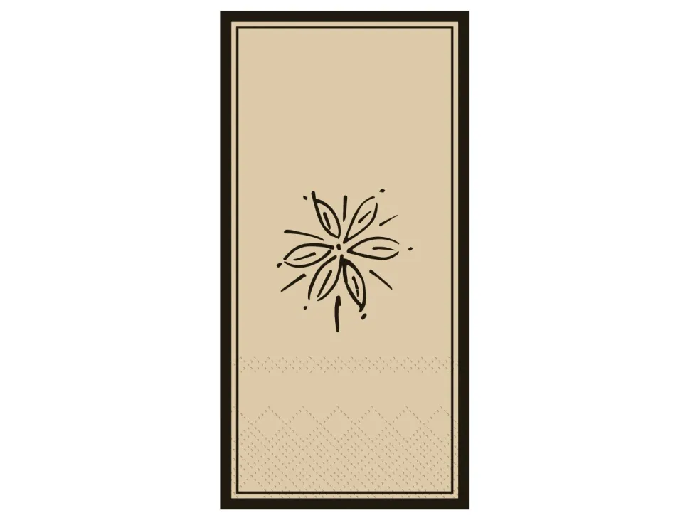 Chic Antique Serviette mit Blume