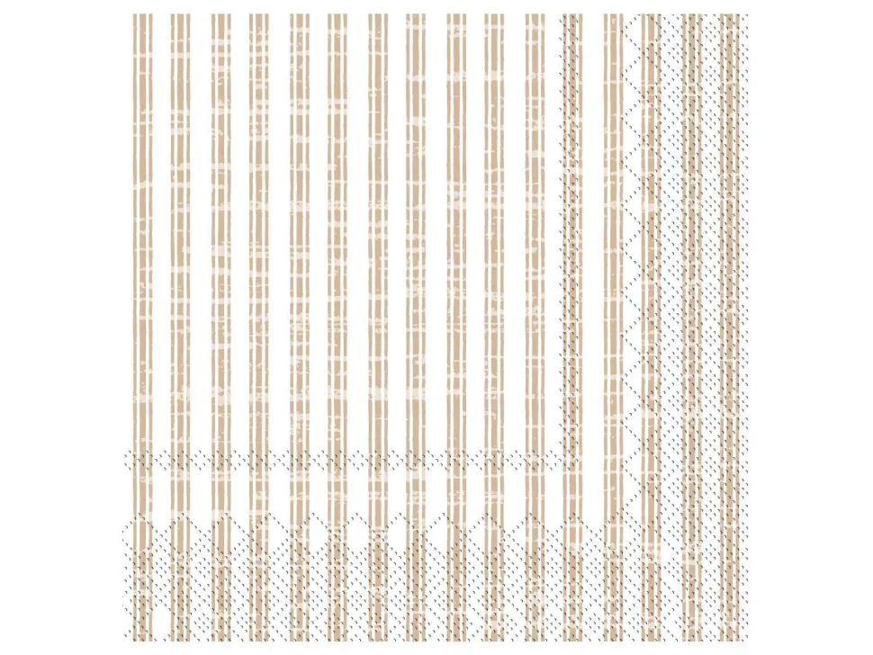 Chic Antique Serviette mit Streifen