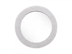 Chic Antique Spiegel mit Geflecht Kante