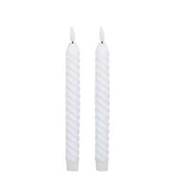 Chic Antique Stabkerze LED gedreht 2er