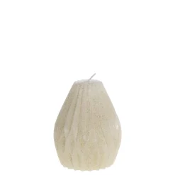 Chic Antique Stumpenkerze Diamant mit Glitzer