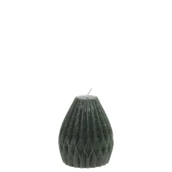 Chic Antique Stumpenkerze Diamant mit Glitzer