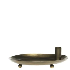 Chic Antique Tablett mit Kerzenständer