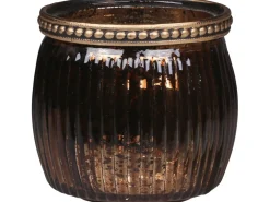 Chic Antique Teelichtglas mit Perlenrand