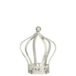 Chic Antique Teelichthalter Krone Eisen