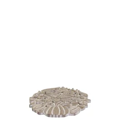 Chic Antique Tours Holz Untersetzer mit Schnitzereien