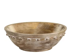 Chic Antique Tours Schüssel in Holz mit Muster