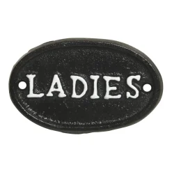 Chic Antique Türschild aus Eisen