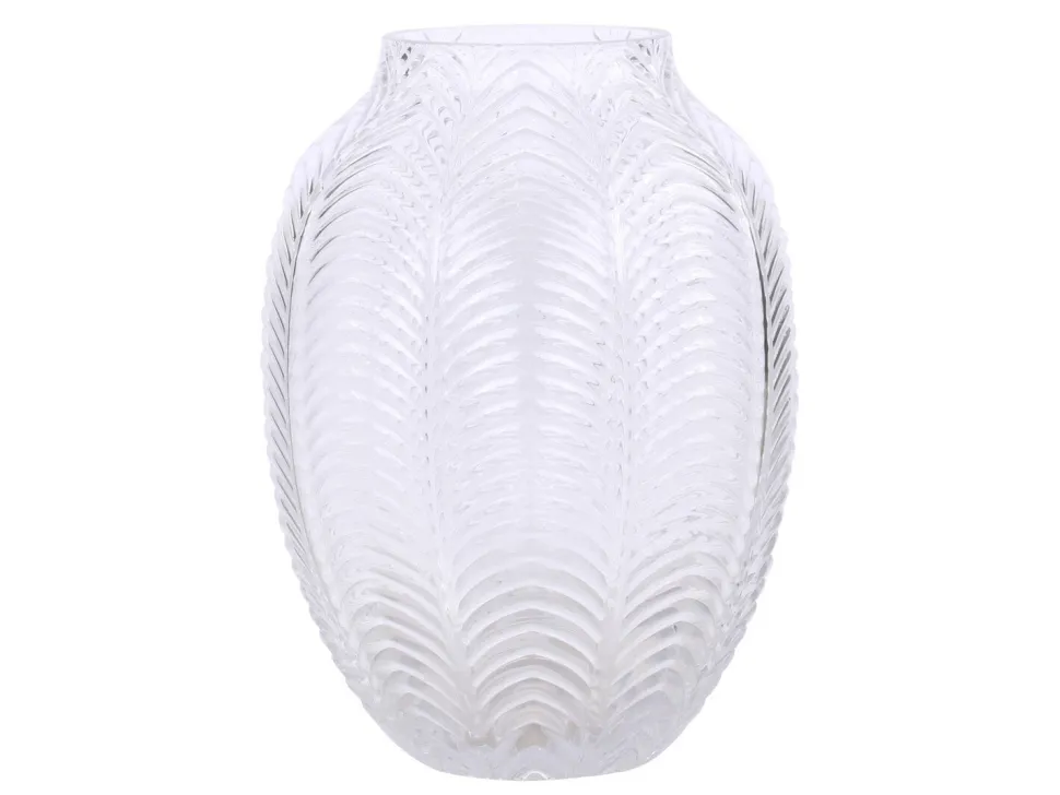 Chic Antique Vase mit Blattmuster