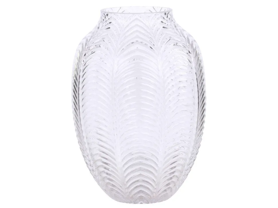 Chic Antique Vase mit Blattmuster