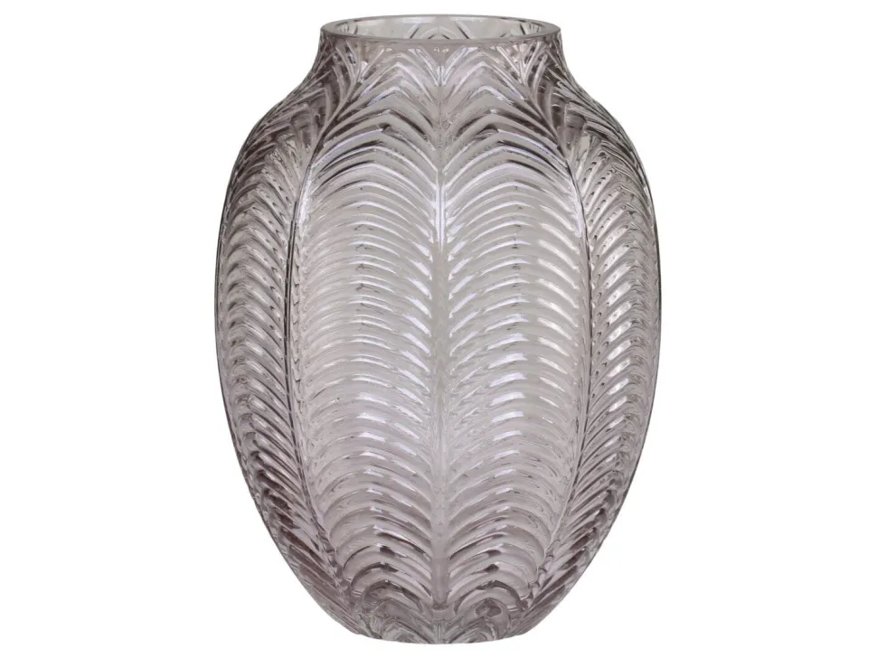 Chic Antique Vase mit Blattmuster