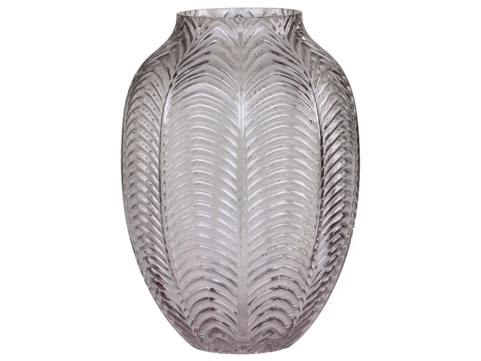 Chic Antique Vase mit Blattmuster