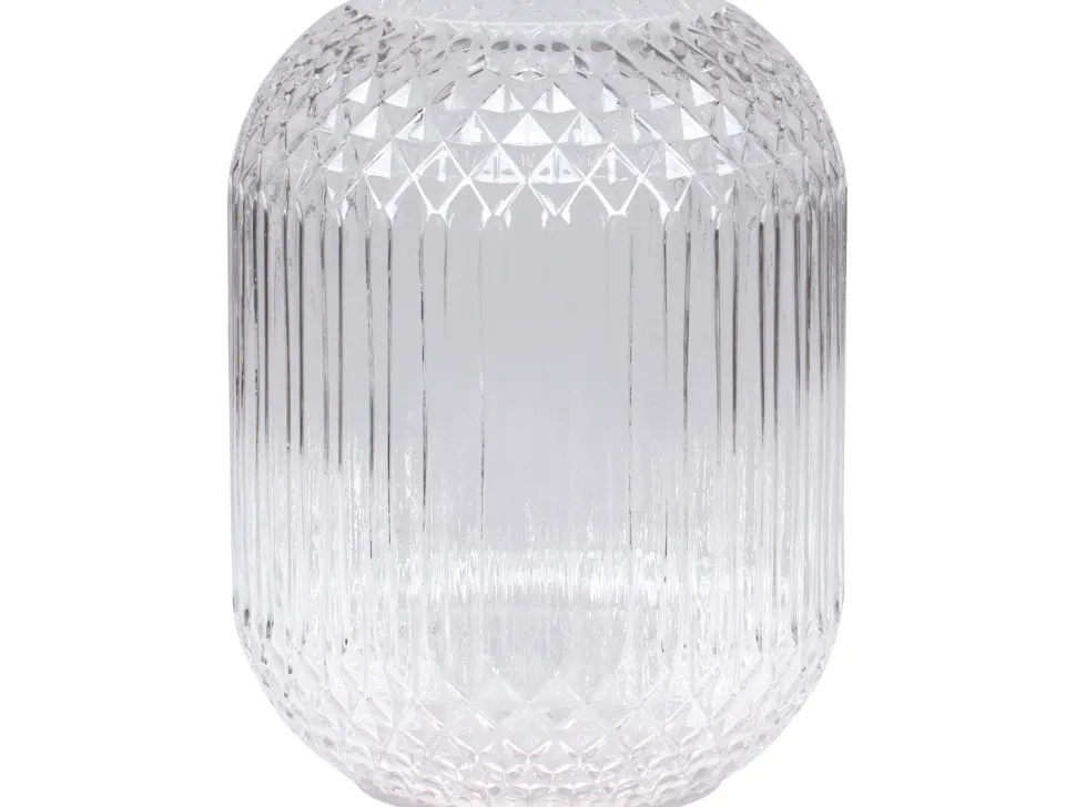 Chic Antique Vase mit kariertem Muster