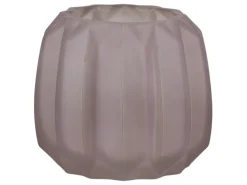 Chic Antique Vase mit Rillen mattiert