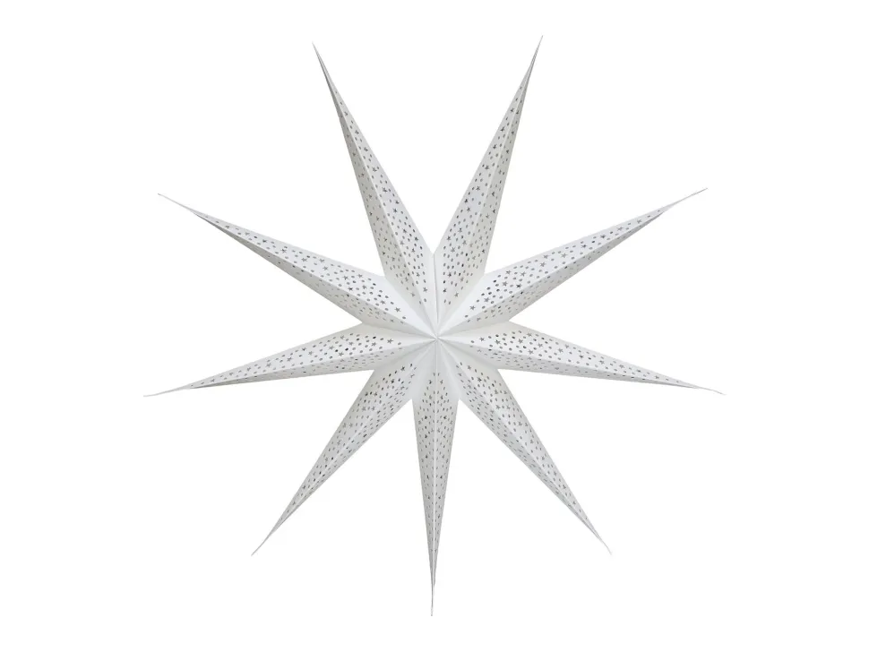 Chic Antique Vintage Papierstern 9 Zacken