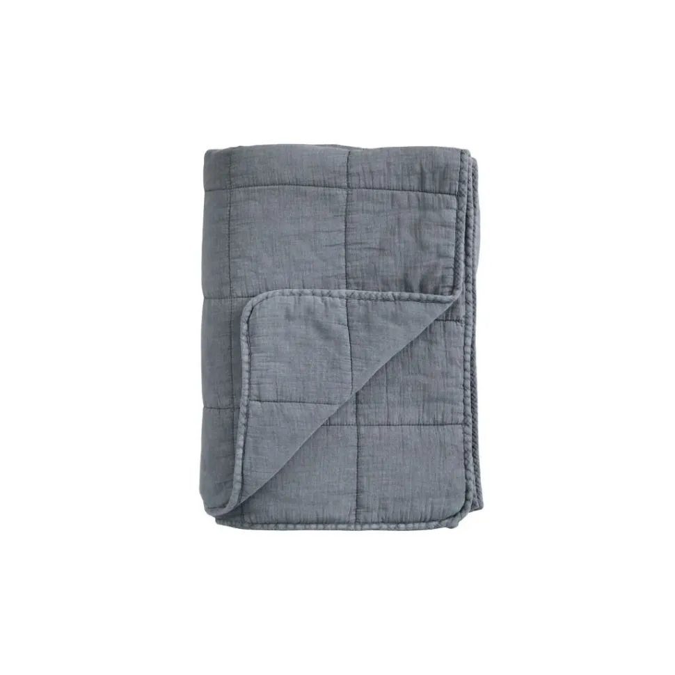 Chic Antique Vintage Quilt Steppdecke mit Stone-Washed Optik