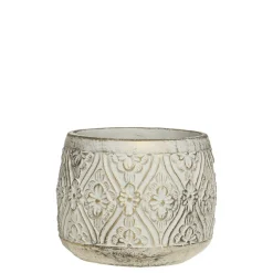 Chic Antique Vittel Blumentopf mit Gold Muster