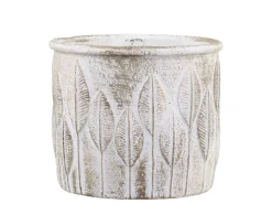 Chic Antique Vittel Blumentopf mit Goldmuster