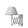 Chic Antique Wandlampe mit Ziehharmonika Halterung