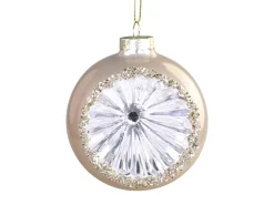 Chic Antique Weihnachtskugel mit Kristalloptik