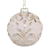Chic Antique Weihnachtskugel mit Goldmuster Vrilles