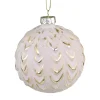 Chic Antique Weihnachtskugel mit Goldmuster Fleche
