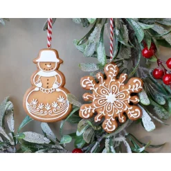 Chic Antique Weihnachtsplätzchen Aufhänger 2er-Set