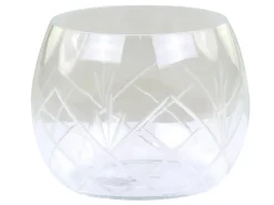 Chic Antique Windlicht mit Schliff Muster